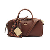 Bolsa Tote Média Lenço Marrom C 50012 1934 0002 Anacapri